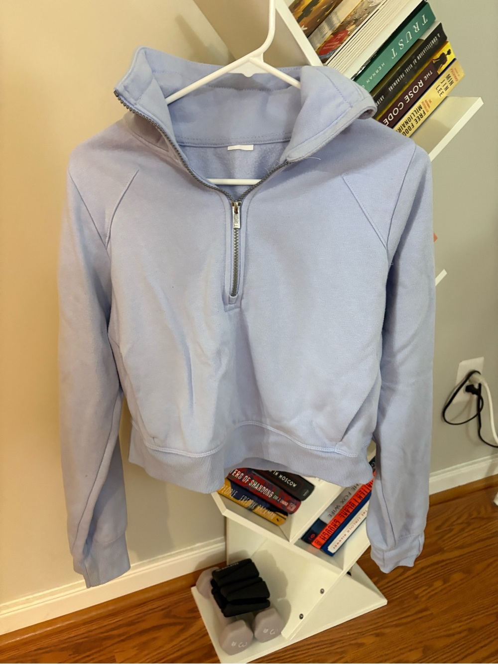 all in motion Light Lavender Half-Zip Pullover Hoodie